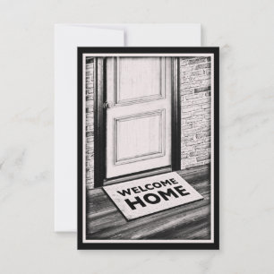 Invitación fotografía de la puerta de entrada de bienvenida