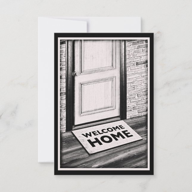 Invitación fotografía de la puerta de entrada de bienvenida (Anverso)