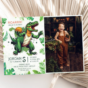 Invitación Fotografía de la quinta fiesta de cumpleaños de Di