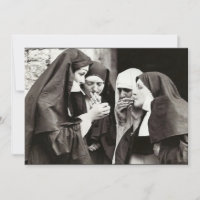 Fotografía de las monjas humeantes de la época