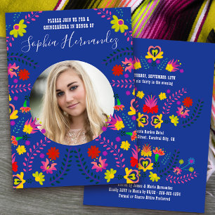 Invitación Fotografía de Quinceanera Fiesta de México Fiesta