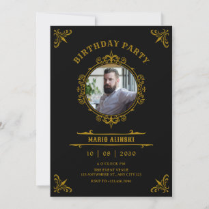 Invitación Fotografía decorativa vintage
