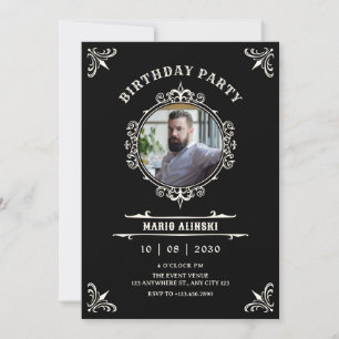 Invitación Fotografía decorativa vintage