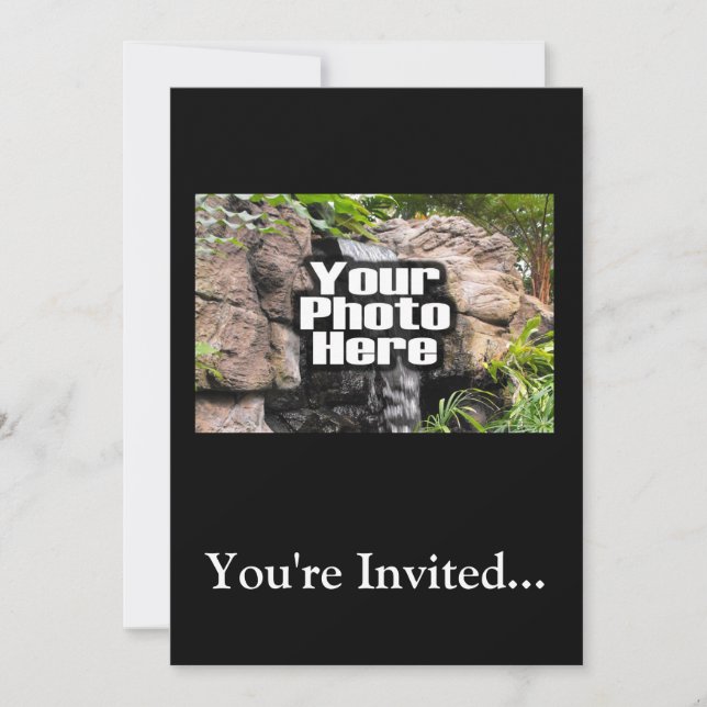 Invitación Fotografía en color personalizada (Anverso)