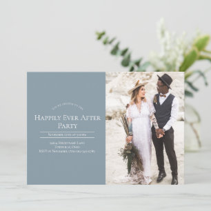 Invitación Fotografía Feliz Desde El Fiesta De La Recepción D