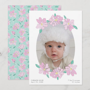 Invitación Fotografía floral suave en tonos pastel
