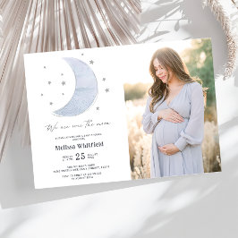 Invitación Fotografía neutra en Baby Shower sobre el género d
