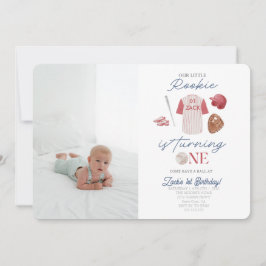 Invitación Fotografía: Niños uniformados de béisbol novato Pr