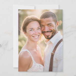 Invitación Fotografía Romántica y Cremosa de Alegría