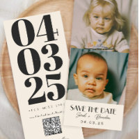 Fotografías de la infancia Código Qrcode Save the 