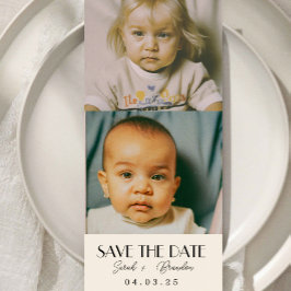 Invitación Fotografías de la infancia Código Qrcode Save the