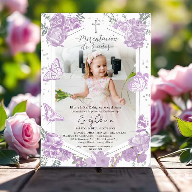 Invitación fotográfica de 3 años (Subido por el creador)