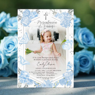 Invitación fotográfica de 3 años