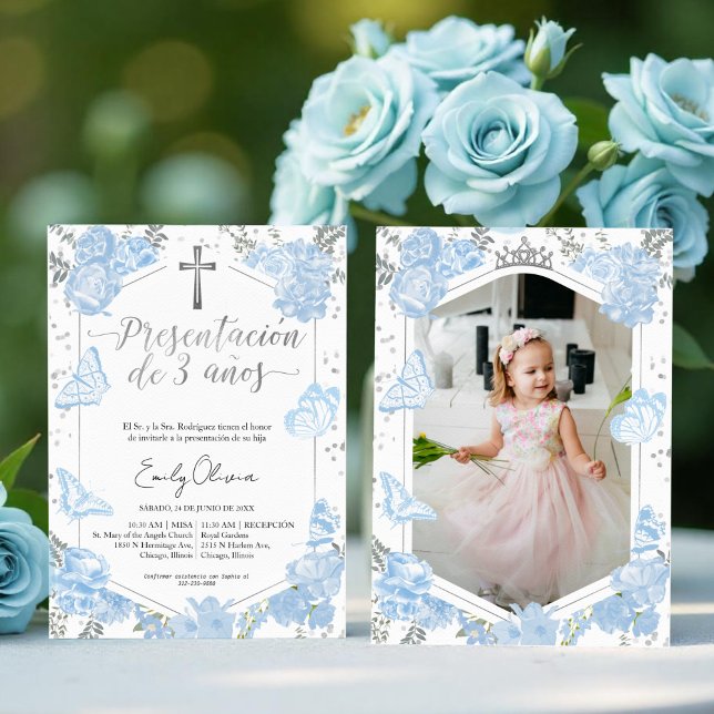 Invitación fotográfica de 3 años (Subido por el creador)
