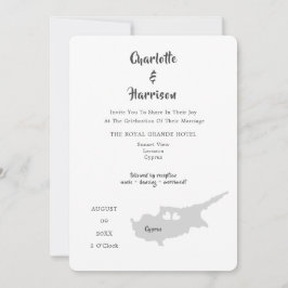 Invitación fotográfica de Boda de Chipre