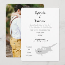 Invitación fotográfica de Boda de Chipre