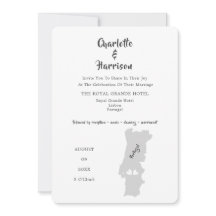 Invitación fotográfica de Boda de Portugal