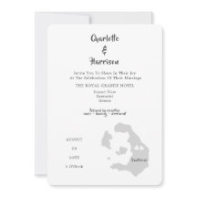 Invitación fotográfica de boda Destino Santorini