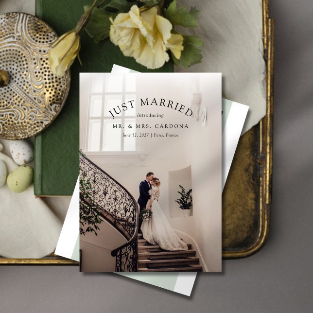 Invitación fotográfica de Boda Elopement casado (Subido por el creador)