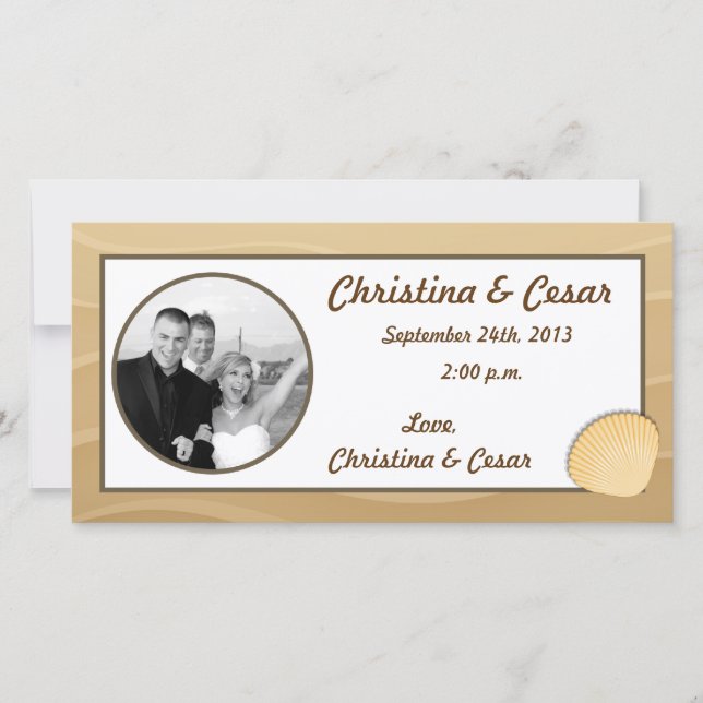 invitación fotográfica de compromiso 4x8 en San (Anverso)