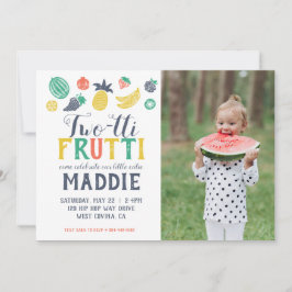 Invitación fotográfica de dos días de vida de Frui