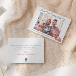 Invitación fotográfica de embarazo de vacaciones r