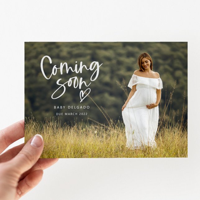 Invitación fotográfica de embarazo | Próximamente (Subido por el creador)