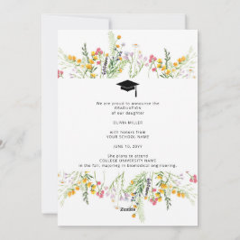 Invitación fotográfica de fiesta de graduación de 