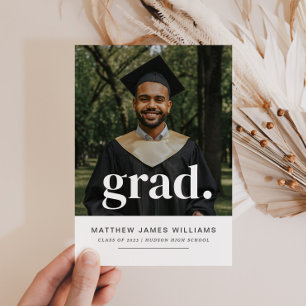 Invitación fotográfica de graduación