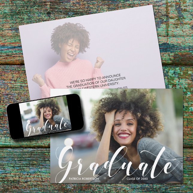 Invitación fotográfica de graduación (Subido por el creador)