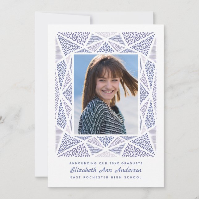 Invitación fotográfica de graduación de Esprit Ult (Anverso)