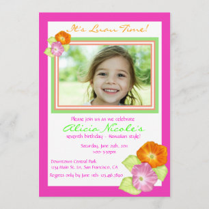 Invitación fotográfica de Hibiscus