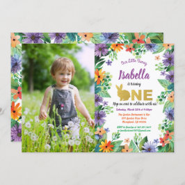 Invitación fotográfica de la fiesta de cumpleaños