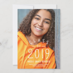 Invitación fotográfica de la fiesta de graduación 