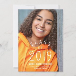 Invitación fotográfica de la fiesta de graduación 