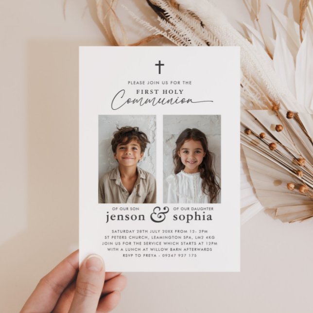 Invitación fotográfica de la Primera Comunión Sagr (Subido por el creador)