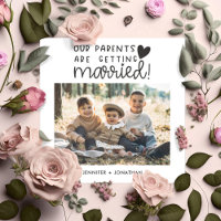 Invitación fotográfica de madre casada