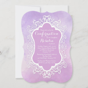 Invitación fotográfica de marco vintage