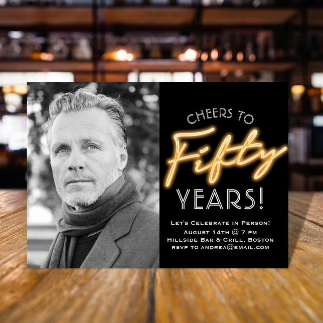 Invitación fotográfica de Neon Cincuenta Años (Subido por el creador)