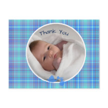 Invitación fotográfica de niño bebé de cigüeña