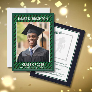 Invitación fotográfica del tema de la graduación v