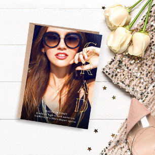 Invitación fotográfica estilo Revista Big Grad