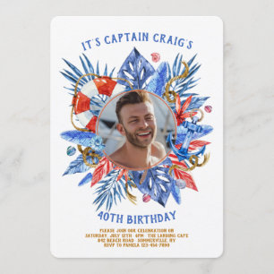 Invitación fotográfica náutica