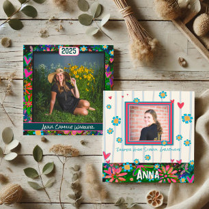 Invitación fotográfica Personalizado de graduación