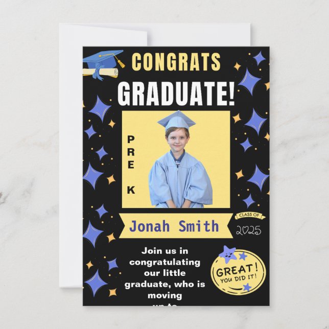 INVITACIÓN FOTOGRÁFICA PREE-K 2025 (Anverso)