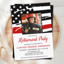 Fotógrafo de retiro de bombero que se retira