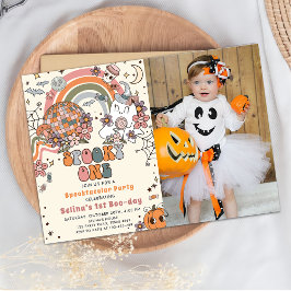 Invitación Fotomía de cumpleaños de un fantasma retro