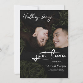 Invitación Fotomía De Guión Moderno Ahorra La Fecha