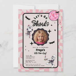 Invitación Fotomontaje de cumpleaños de Ghoul Halloween