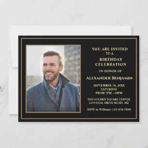 Invitación Fotomontaje de la fiesta de cumpleaños Personaliza